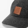 Cappellino patch in lana Grigio Cappellino patch in lana Grigio