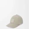 Cappellino patch in tela Shell Grey