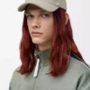 Cappellino patch in tela Shell Grey
