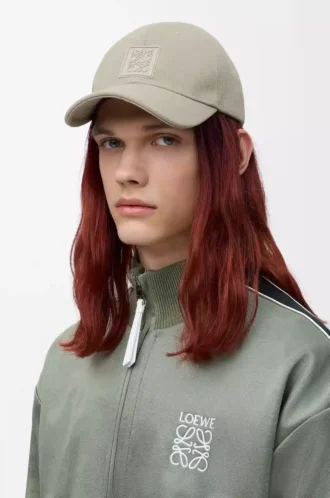 Cappellino patch in tela Shell Grey Cappellino patch in tela Shell Grey