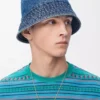 Cappello a secchiello LOEWE in denim Denim Blue