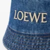 Cappello a secchiello LOEWE in denim Denim Blue