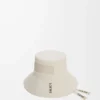 Cappello da pescatore in tela Soft White Cappello da pescatore in tela Soft White