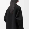 Cappotto corto in lana Nero