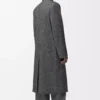 Cappotto doppiopetto in misto lana Nero/Bianco Cappotto doppiopetto in misto lana Nero/Bianco
