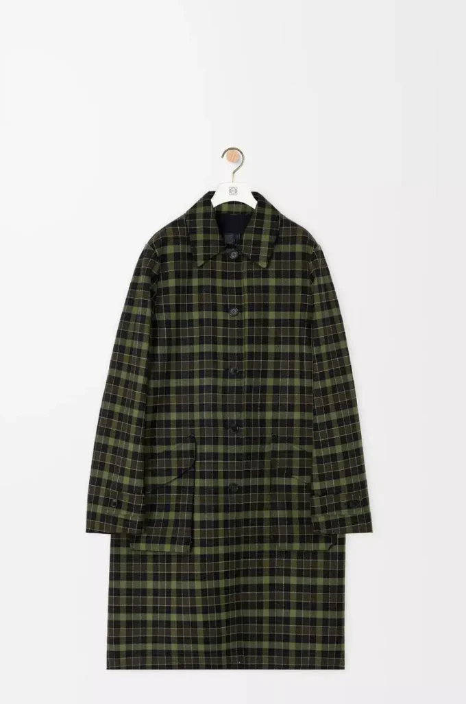 Cappotto in cotone e lana Nero Cappotto in cotone e lana Nero
