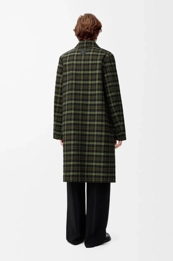 Cappotto in cotone e lana Nero Cappotto in cotone e lana Nero