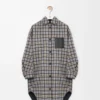 Cappotto in lana e cashmere Beige/Grigio Cappotto in lana e cashmere Beige/Grigio