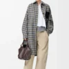 Cappotto in lana e cashmere Beige/Grigio Cappotto in lana e cashmere Beige/Grigio