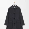 Cappotto in lana e cashmere Charcoal Melange Cappotto in lana e cashmere Charcoal Melange