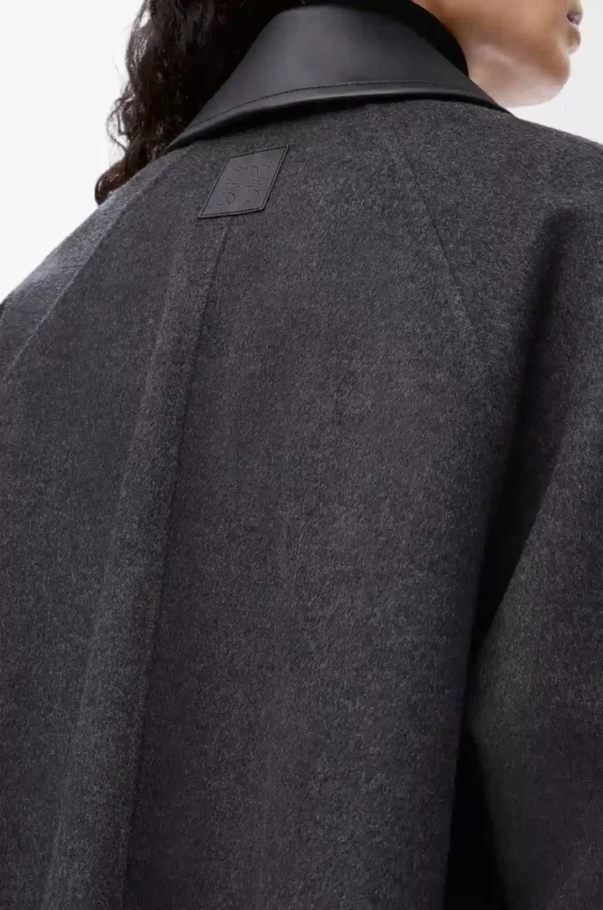 Cappotto in lana e cashmere Charcoal Melange Cappotto in lana e cashmere Charcoal Melange