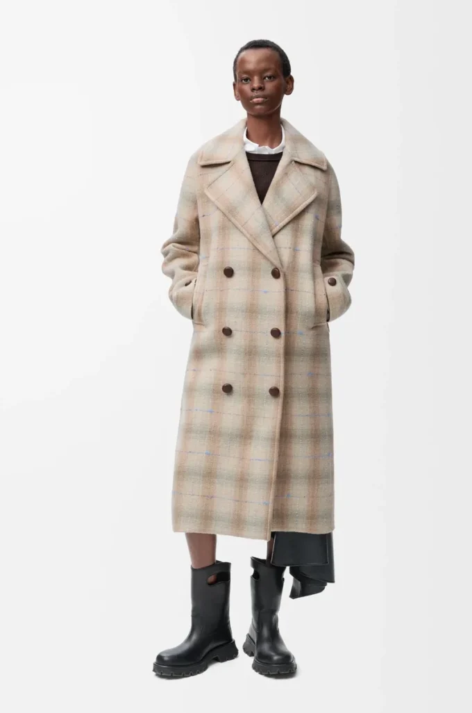 Cappotto in misto lana e cashmere Beige Cappotto in misto lana e cashmere Beige