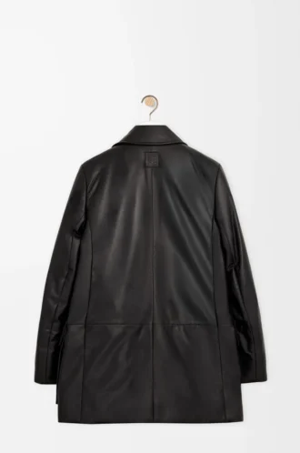 Cappotto in nappa di agnello Nero