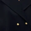 Cappotto peacoat in lana blu notte Cappotto peacoat in lana blu notte