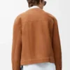 Cardigan in shearling color caramello
