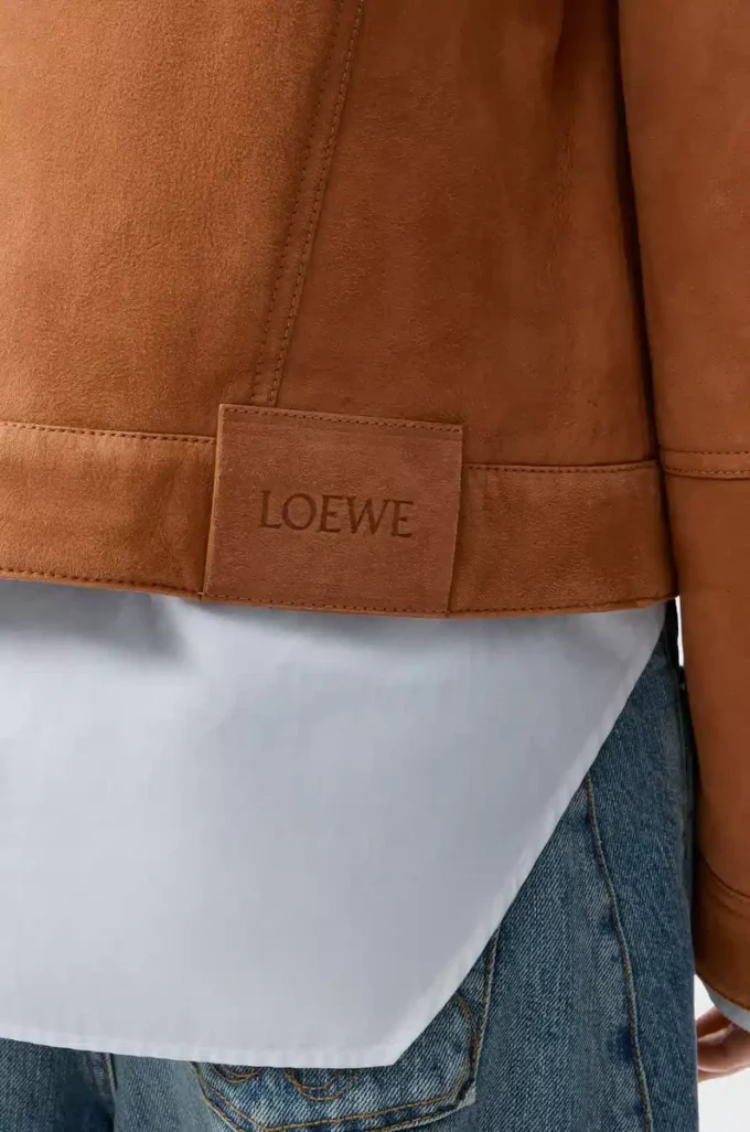Cardigan in shearling color caramello