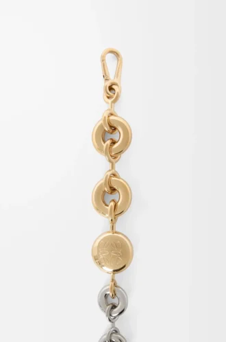 Catena a maglie bicolore argento/oro