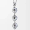 Catena a maglie Donut Nacre/Palladium Catena a maglie Donut Nacre/Palladium