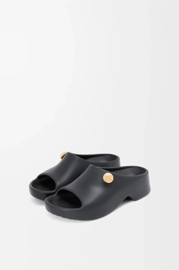 Ciabatta Foam Pebble Nero/Oro Ciabatta Foam Pebble Nero/Oro