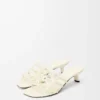 Ciabatta Petal Anagram in morbida pelle di vitello Anthurium White Ciabatta Petal Anagram in morbida pelle di vitello Anthurium White
