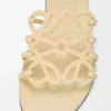 Ciabatta Petal Anagram in pelle scamosciata impreziosita da strass Butter