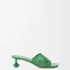 Ciabatta Toy in pelle di vitello Verde