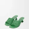 Ciabatta Toy in pelle di vitello Verde