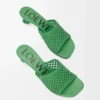Ciabatta Toy in pelle di vitello Verde