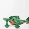Ciabatta Toy in pelle di vitello Verde