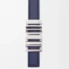 Cintura LOEWE Graphic in pelle di vitello classica Abbys Blue/Palladio Cintura LOEWE Graphic in pelle di vitello classica Abbys Blue/Palladio