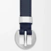 Cintura Pebble in pelle di vitello liscia Deep Navy/Palladium Cintura Pebble in pelle di vitello liscia Deep Navy/Palladium