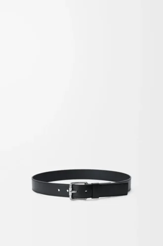 Cintura Roller Curve in morbida pelle di vitello lucida Black/Palladium Cintura Roller Curve in morbida pelle di vitello lucida Black/Palladium