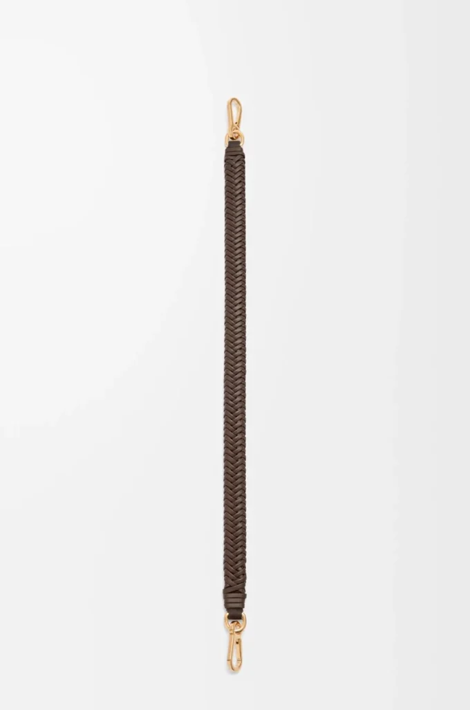 Cinturino corto Arrow in pelle di vitello classica Chocolate Cinturino corto Arrow in pelle di vitello classica Chocolate