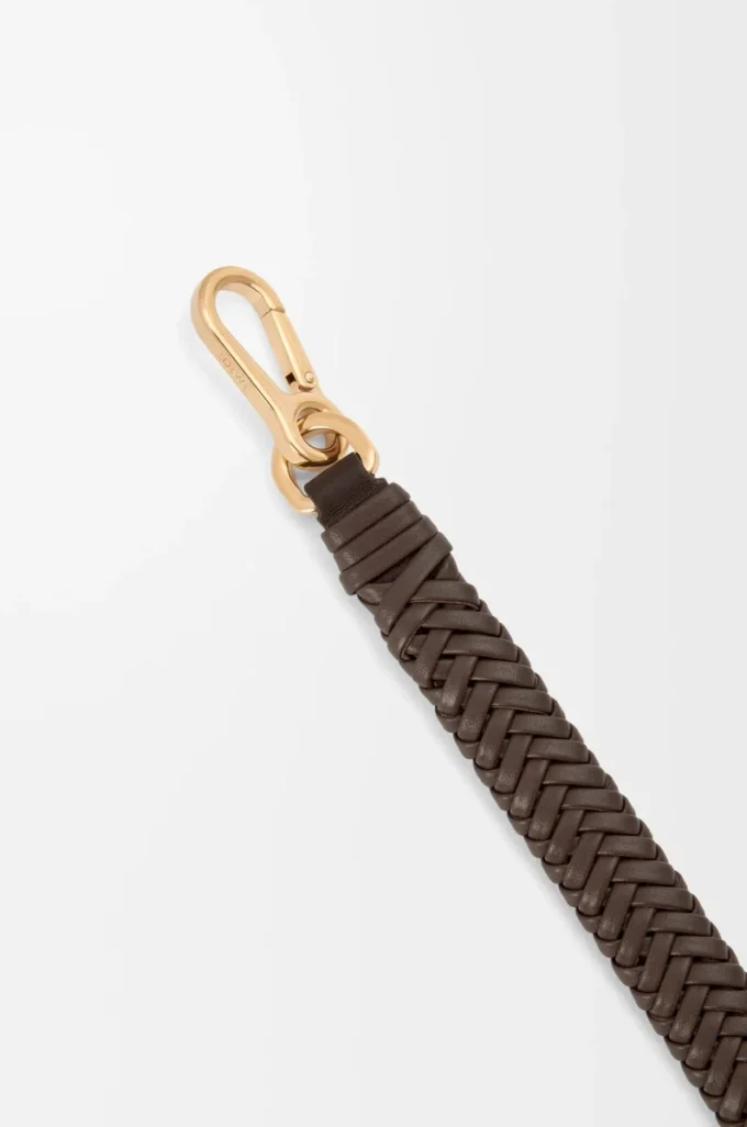 Cinturino corto Arrow in pelle di vitello classica Chocolate Cinturino corto Arrow in pelle di vitello classica Chocolate