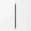 Cinturino corto Arrow in pelle di vitello Nero/Cioccolato Cinturino corto Arrow in pelle di vitello Nero/Cioccolato