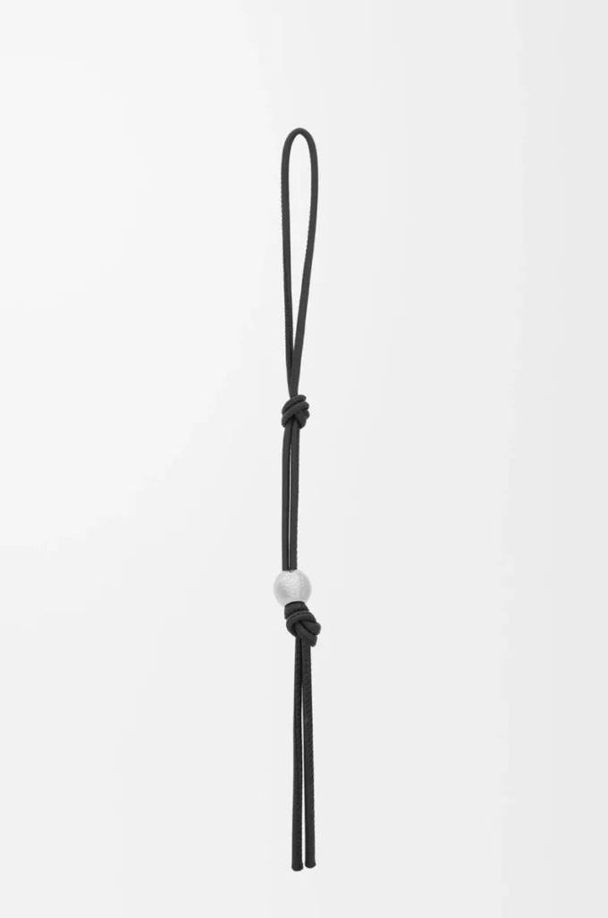 Cinturino personalizzabile in pelle di vitello classica Black/Palladium Cinturino personalizzabile in pelle di vitello classica Black/Palladium