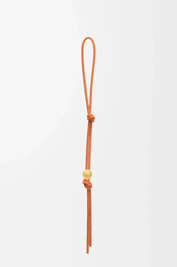 Cinturino personalizzabile in pelle di vitello classica Maple Orange