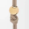 Cinturino personalizzabile in pelle di vitello classica Sand/Gold Cinturino personalizzabile in pelle di vitello classica Sand/Gold