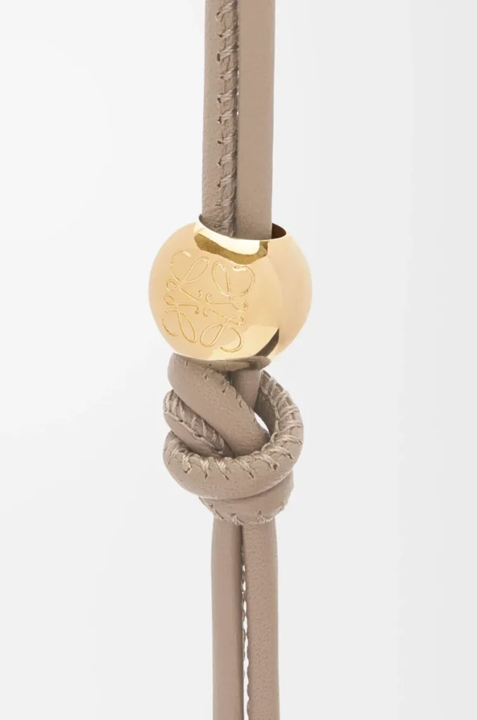 Cinturino personalizzabile in pelle di vitello classica Sand/Gold Cinturino personalizzabile in pelle di vitello classica Sand/Gold