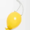 Ciondolo a forma di palloncino in argento sterling e smalto giallo Ciondolo a forma di palloncino in argento sterling e smalto giallo