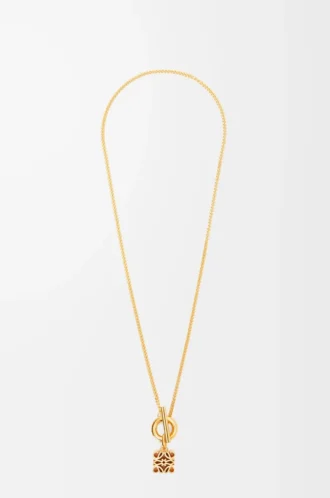 Ciondolo Anagramma in argento sterling Oro