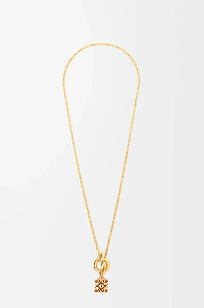 Ciondolo Anagramma in argento sterling Oro Ciondolo Anagramma in argento sterling Oro