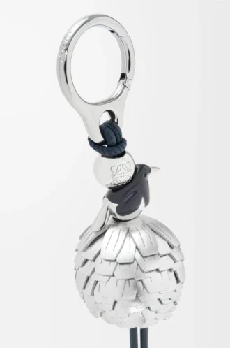 Ciondolo con dado Magpie Blu navy intenso/Argento
