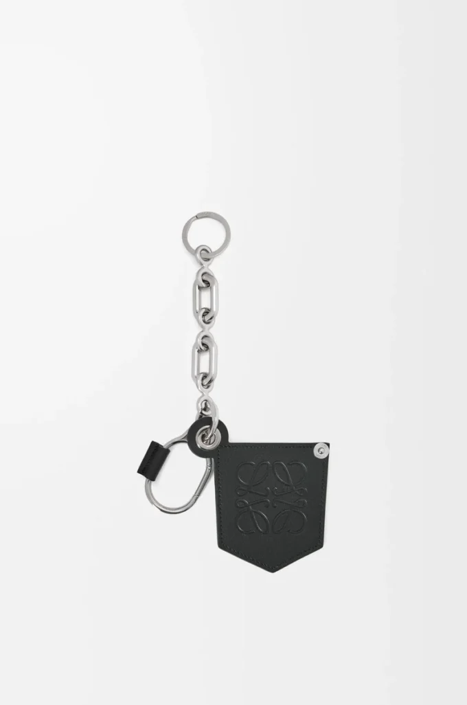 Ciondolo da taschino Nero/Argento