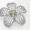 Ciondolo Flower Hat in argento sterling e cristalli Argento/Bianco Ciondolo Flower Hat in argento sterling e cristalli Argento/Bianco