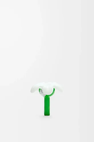 Ciondolo Flower Seat in argento sterling Argento/Bianco