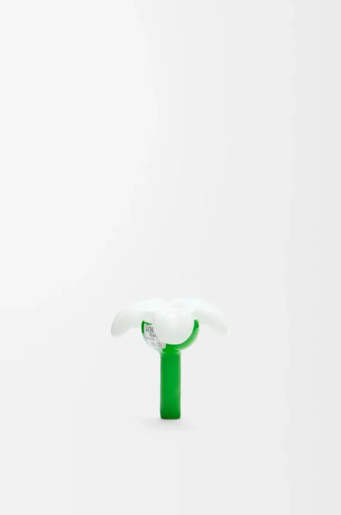 Ciondolo Flower Seat in argento sterling Argento/Bianco Ciondolo Flower Seat in argento sterling Argento/Bianco