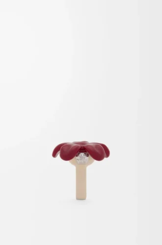 Ciondolo Flower Seat in argento sterling Argento/Borgogna
