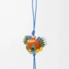 Ciondolo Knight Cat in feltro Rosso/Blu