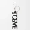 Ciondolo LOEWE Signature in pelle di vitello liscia Nero
